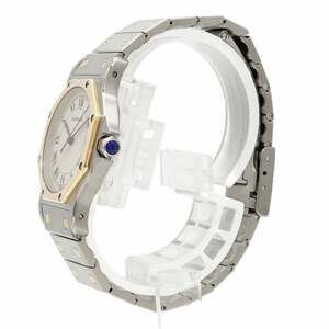 Cartier Santos Octagon W2001583 Ivory Dial Women's Watch